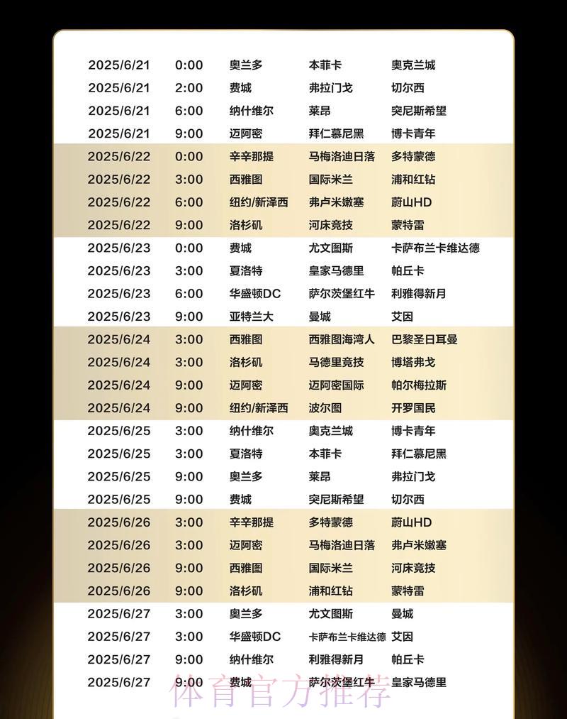 世界杯最新赛程公布时间大揭秘 世界杯最新赛程公布时间大揭秘